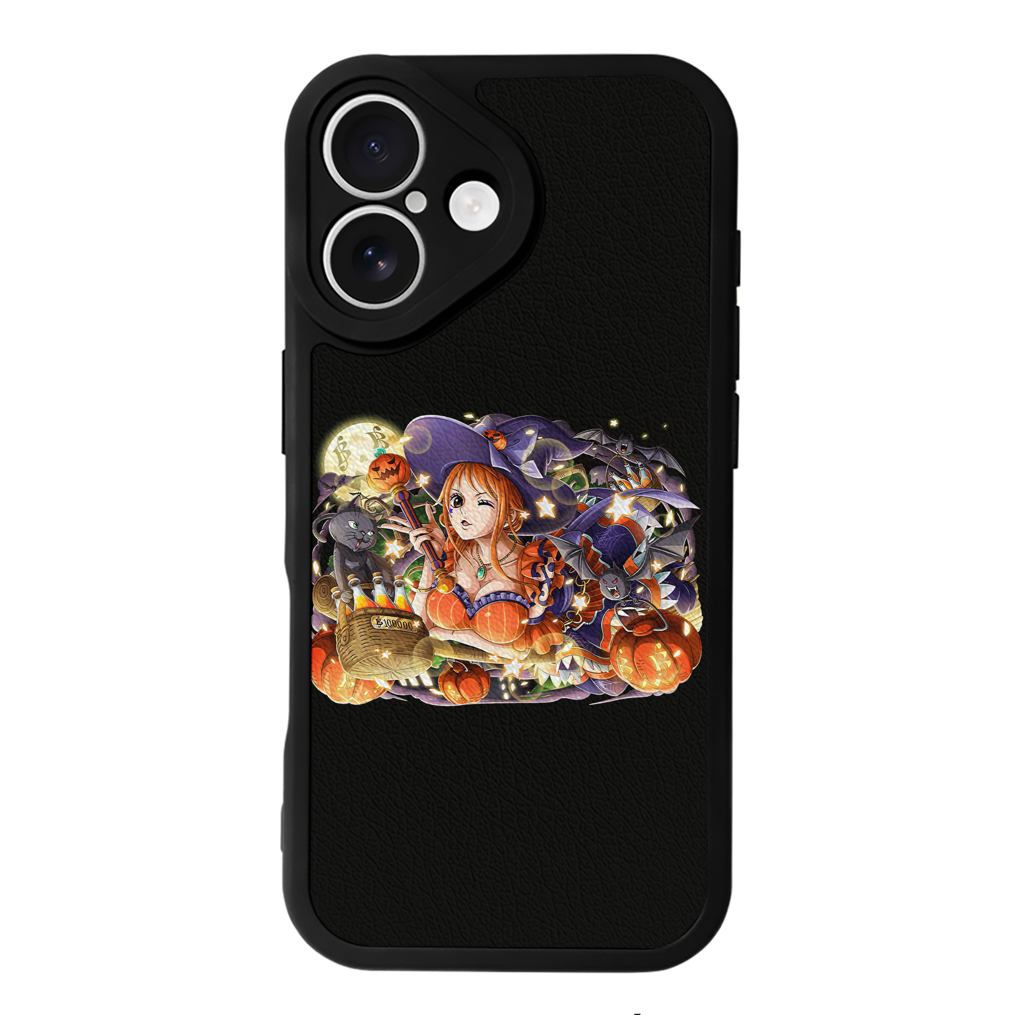 （画像用） ワンピース ナミ ONE PIECE Nami 【iPhone 16シリーズ対応】シリコンスマホケース（レザー調） 材質：シリコン